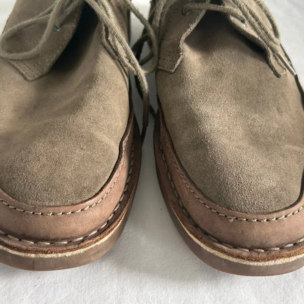 Clarks Bushacre Rand‎ Chukka Boots Brown Leather Lace Up Mens Shoes 10M
